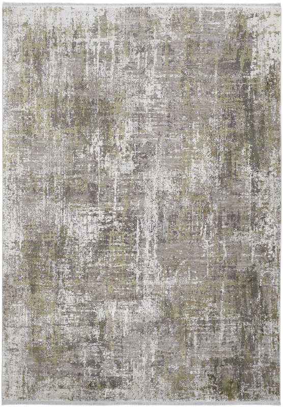 Cadiz Modern Abstract, Green/Grey/Ivory
